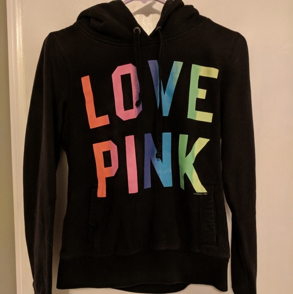 Victoria's Secret Tops - 💰 Victoria's Secret Love Pink hoodie size Small